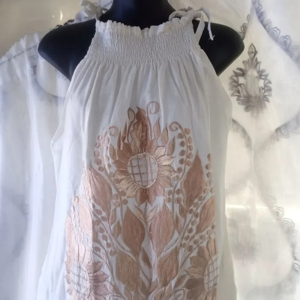 New Mexican embroidery dress size large ( Bag U ) - Picture 2 of 6